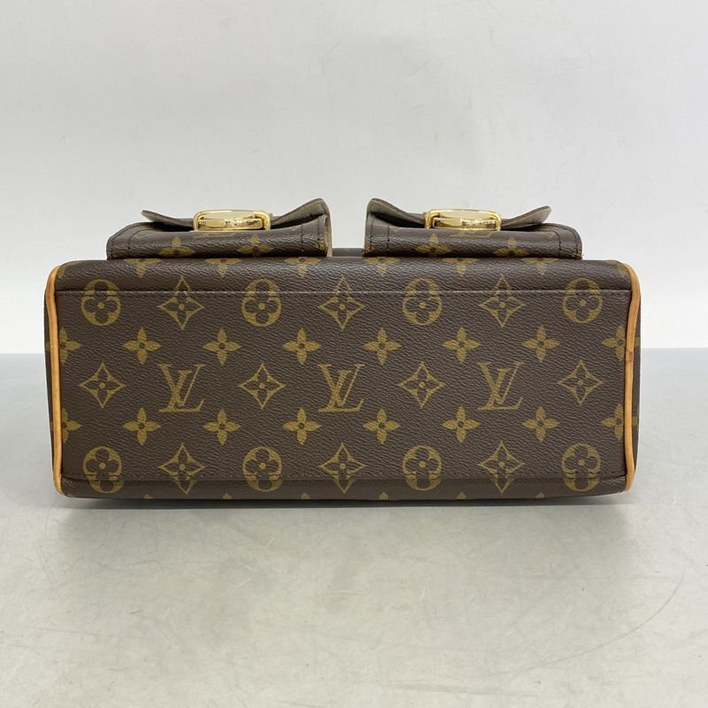 Louis Vuitton Handbag Monogram Manhattan PM M40026 Brown Ladies