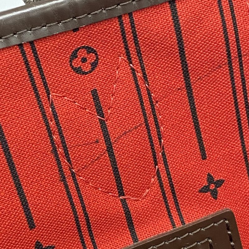 Louis Vuitton Tote Bag Damier Neverfull MM N51105 Ebene Womens