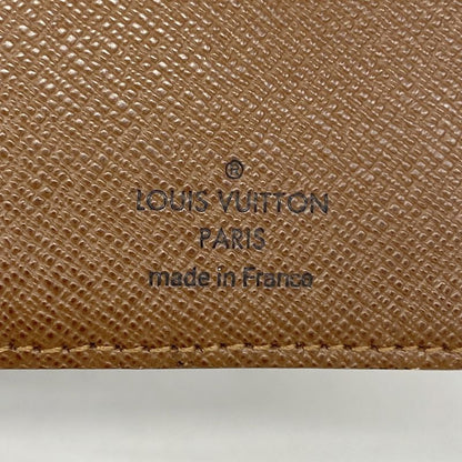 Louis Vuitton Long Wallet Monogram Portefeuille Brazza M66540 Brown Men's