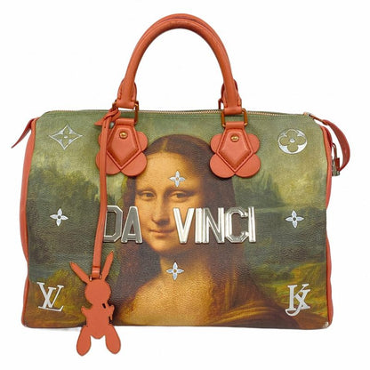 Louis Vuitton Handbag Mona Lisa Masters Collection Speedy 30 M43372 Poppy Petal