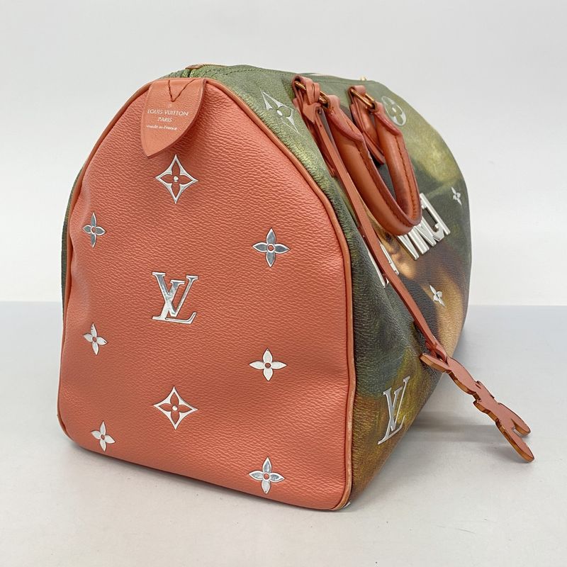 Louis Vuitton Handbag Mona Lisa Masters Collection Speedy 30 M43372 Poppy Petal
