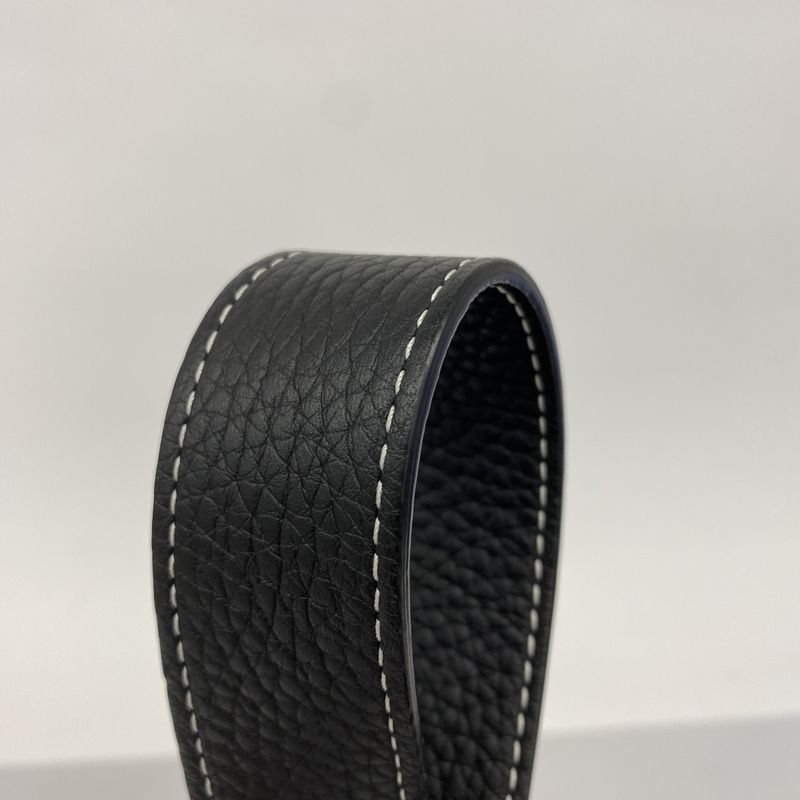 Christian Dior Handbag Saddle Soft Bag Mini Leather Black Silver Hardware 2way