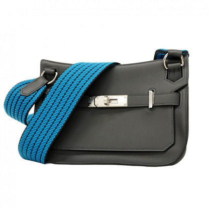 Hermes Shoulder Bag Gypsy Mini Swift Veil Mangrove Silver Hardware K Engraved