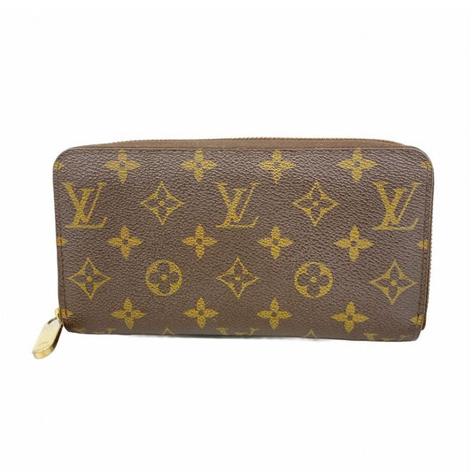 Louis Vuitton Long Wallet Damier Illustre Zippy Wallet N63004 Ebène Viollet