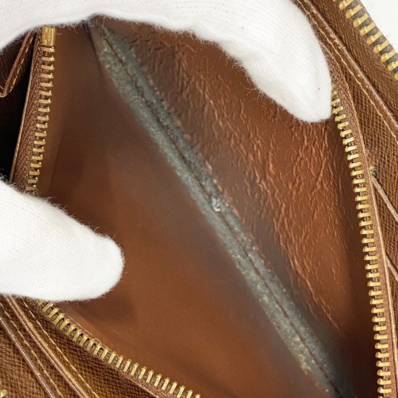 Louis Vuitton Long Wallet Damier Illustre Zippy Wallet N63004 Ebène Viollet