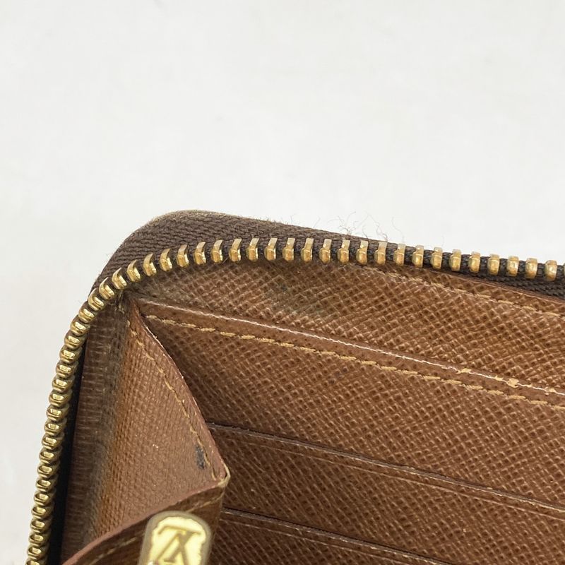 Louis Vuitton Long Wallet Damier Illustre Zippy Wallet N63004 Ebène Viollet