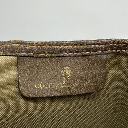 Gucci Tote Bag Sherry Line 39 02 003 PVC Beige Gold Hardware Women