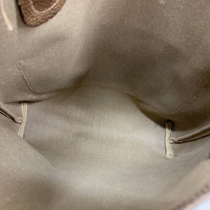 Gucci Tote Bag Sherry Line 39 02 003 PVC Beige Gold Hardware Women