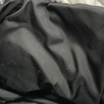 Prada Tote Bag Nylon Black Gray Silver Hardware Women's