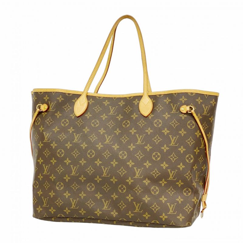Louis Vuitton Tote Bag Monogram Neverfull GM M40157 Brown Ladies