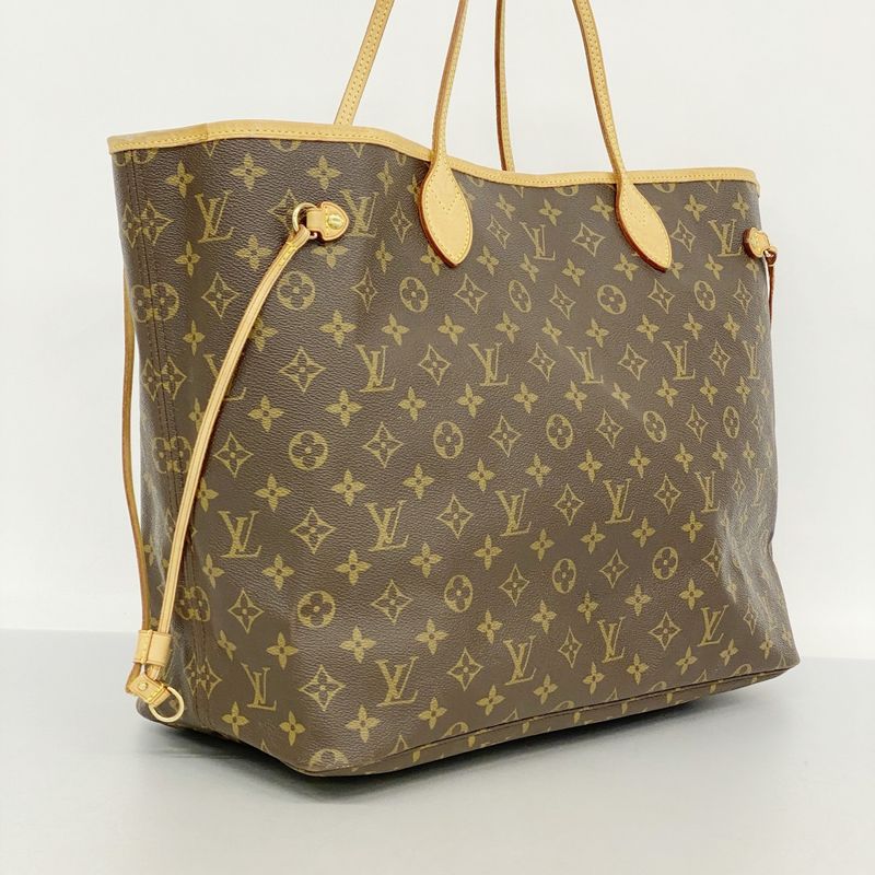 Louis Vuitton Tote Bag Monogram Neverfull GM M40157 Brown Ladies