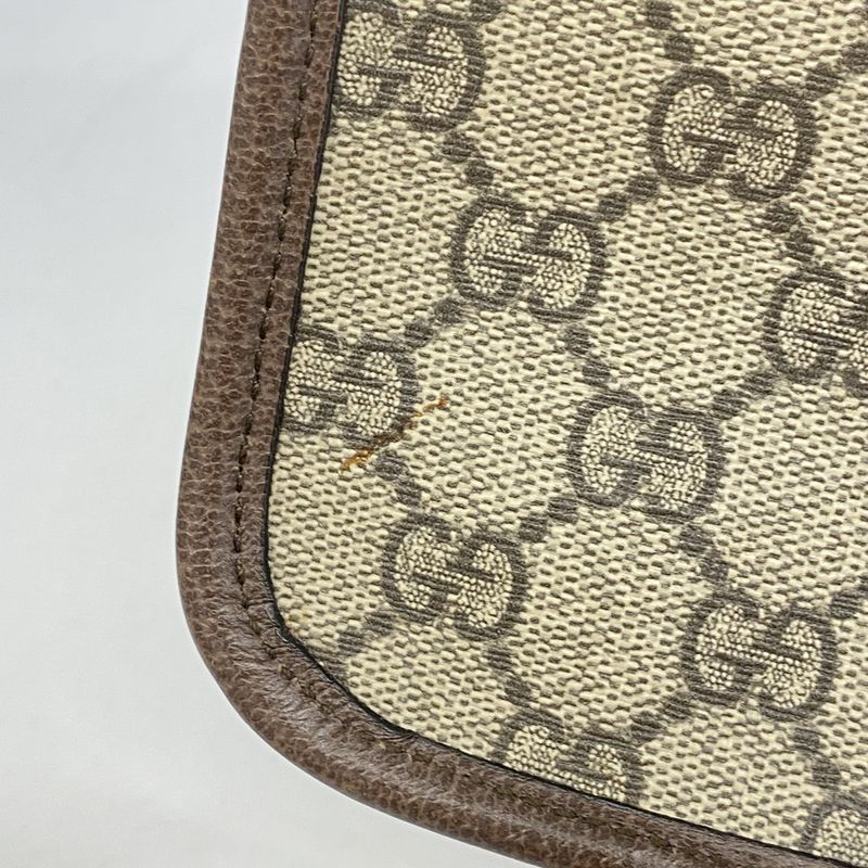 Gucci Waist Bag GG Canvas Sherry Line Neo-vintage 493930 PVC Brown Beige Gold