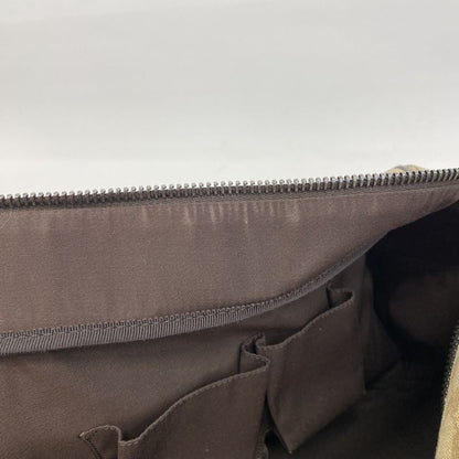 Gucci Boston Bag GG Canvas 268163 Canvas Brown Beige Silver Hardware 2way Bag