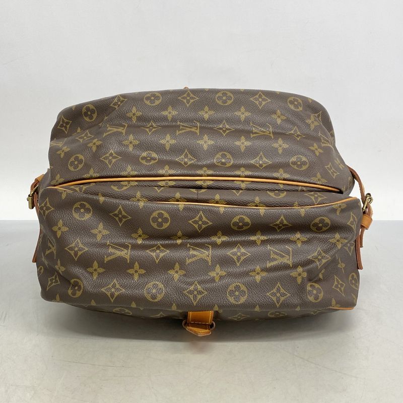 Louis Vuitton Shoulder Bag Monogram Saumur 35 M42254 Brown Ladies