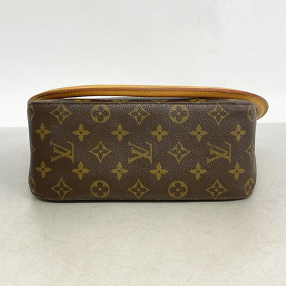 Louis Vuitton Shoulder Bag Monogram Looping MM M51146 Brown Ladies