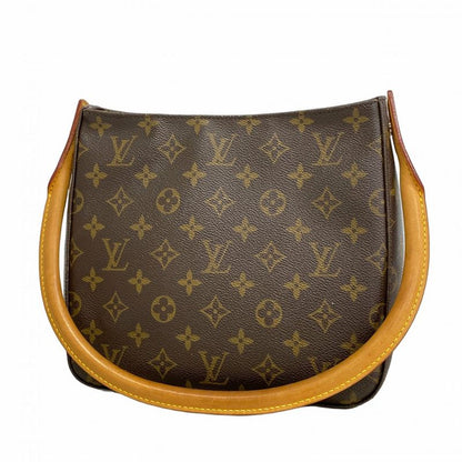 Louis Vuitton Shoulder Bag Monogram Looping MM M51146 Brown Ladies