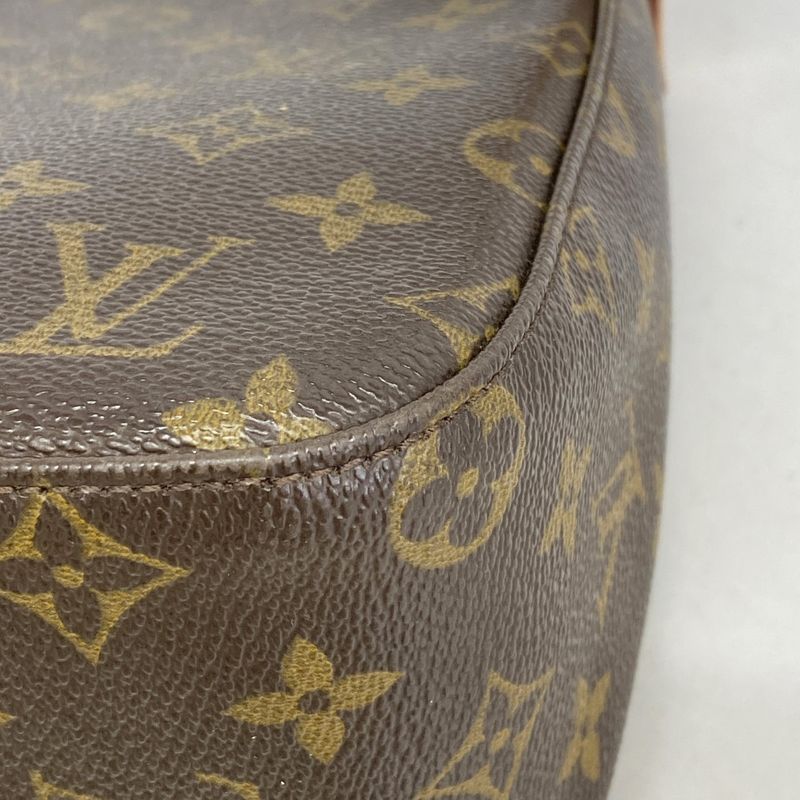 Louis Vuitton Shoulder Bag Monogram Looping MM M51146 Brown Ladies