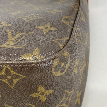 Louis Vuitton Shoulder Bag Monogram Looping MM M51146 Brown Ladies