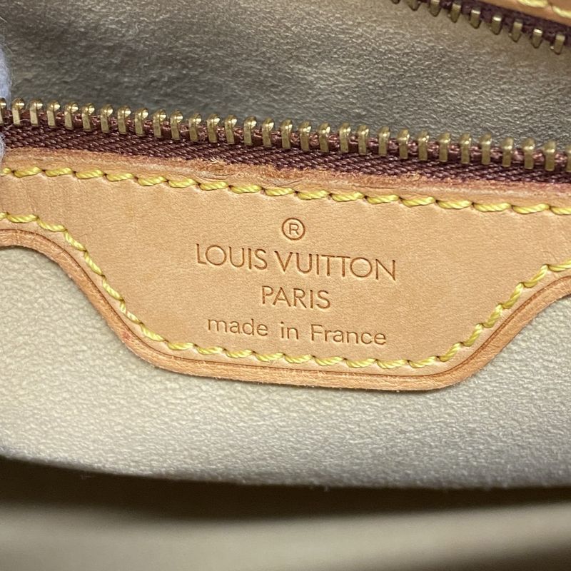 Louis Vuitton Shoulder Bag Monogram Looping MM M51146 Brown Ladies