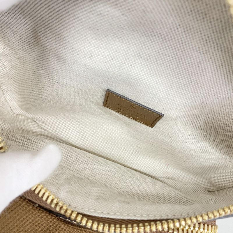 Gucci GG Supreme Interlocking G 682933 PVC Brown Gold Hardware Men Women Unisex