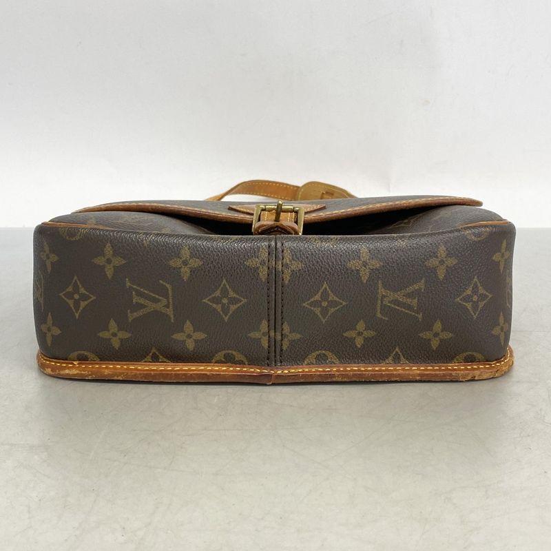 Louis Vuitton Shoulder Bag Monogram Sologne M42250 Brown Ladies