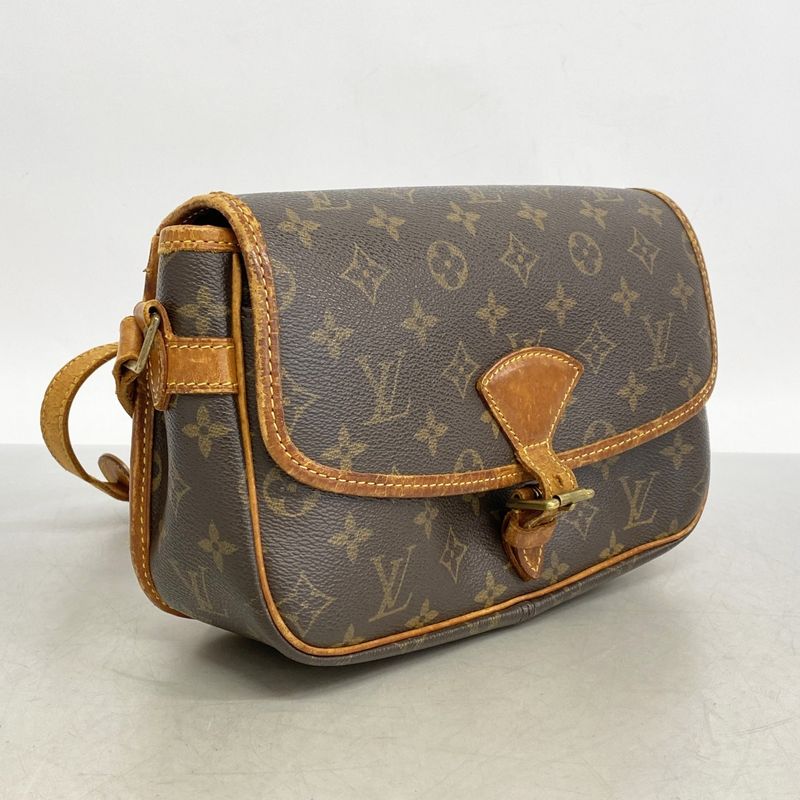 Louis Vuitton Shoulder Bag Monogram Sologne M42250 Brown Ladies