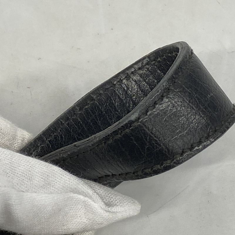 Gucci Handbag GG Canvas Jackie 00963 Canvas Black Silver Hardware Women