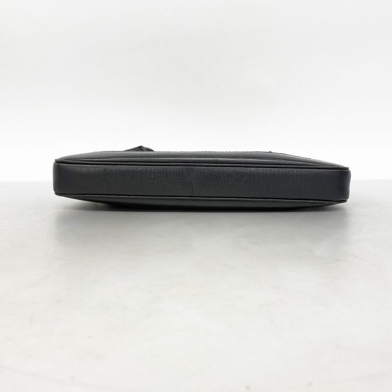 Gucci Handbag GG Canvas Jackie 00963 Canvas Black Silver Hardware Women