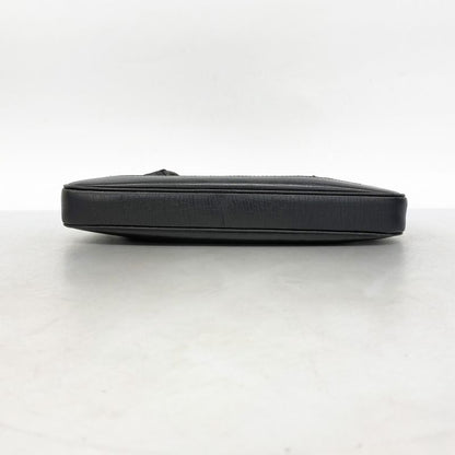 Gucci Handbag GG Canvas Jackie 00963 Canvas Black Silver Hardware Women