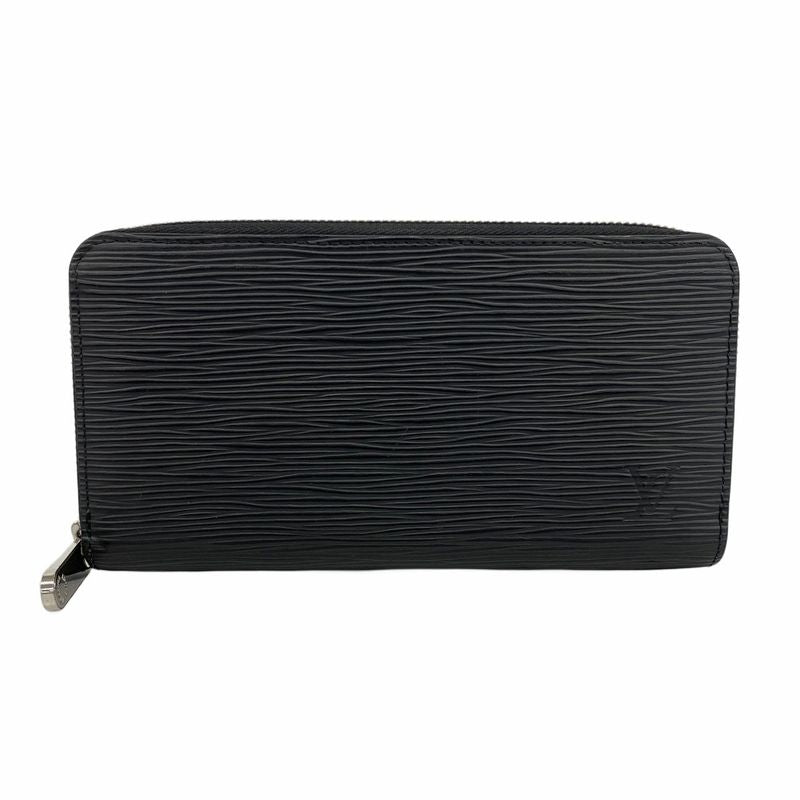 Louis Vuitton Epi Zippy Wallet M61857 Noir Black Men Women Unisex