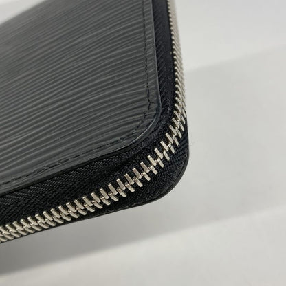 Louis Vuitton Epi Zippy Wallet M61857 Noir Black Men Women Unisex