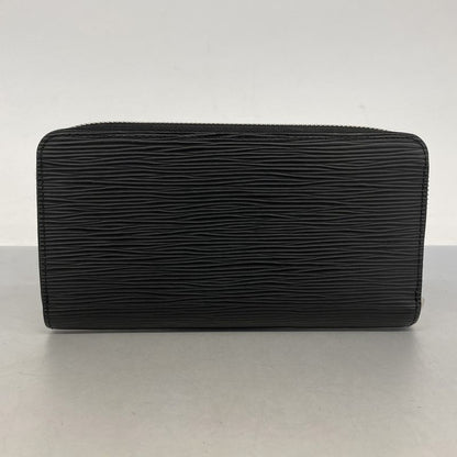 Louis Vuitton Epi Zippy Wallet M61857 Noir Black Men Women Unisex