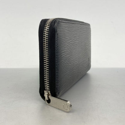 Louis Vuitton Epi Zippy Wallet M61857 Noir Black Men Women Unisex