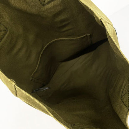 Hermes Tote Bag Fourre Tout Cabas Su Canvas Khaki Black Men Women Unisex