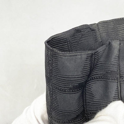 Chanel Tote New Travel Nylon Black Chien Pan Gold Hardware Women's