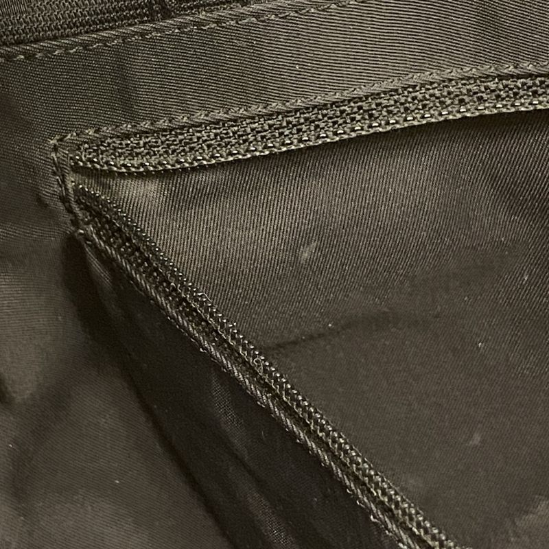 Chanel Tote New Travel Nylon Black Chien Pan Gold Hardware Women's