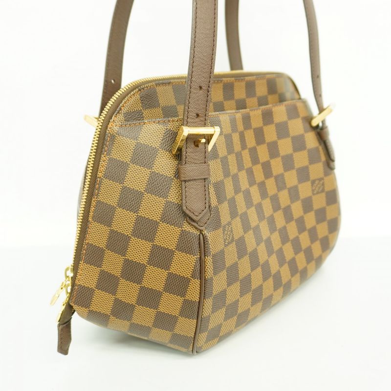 Louis Vuitton Damier Belem MM N51174 Ebene Womens Shoulder Bag