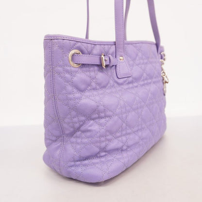 Christian Dior Tote Bag Canage Panarea PVC Purple Silver Hardware Women