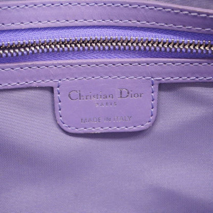 Christian Dior Tote Bag Canage Panarea PVC Purple Silver Hardware Women