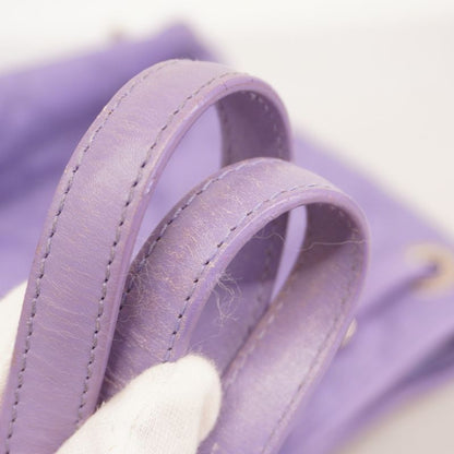 Christian Dior Tote Bag Canage Panarea PVC Purple Silver Hardware Women