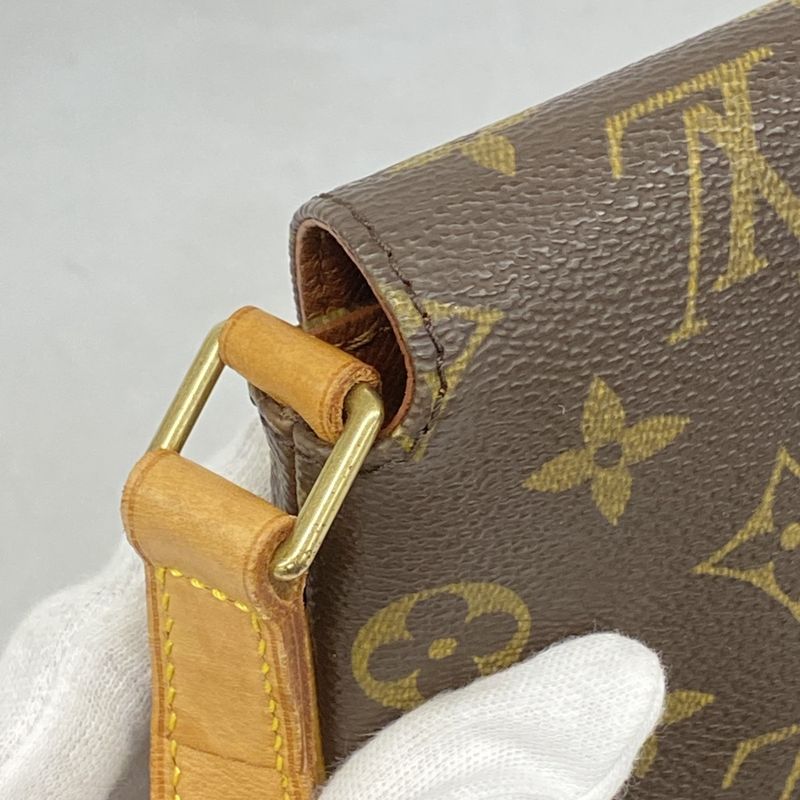 Louis Vuitton Shoulder Bag Monogram Musette Tango Short Strap M51257 Brown