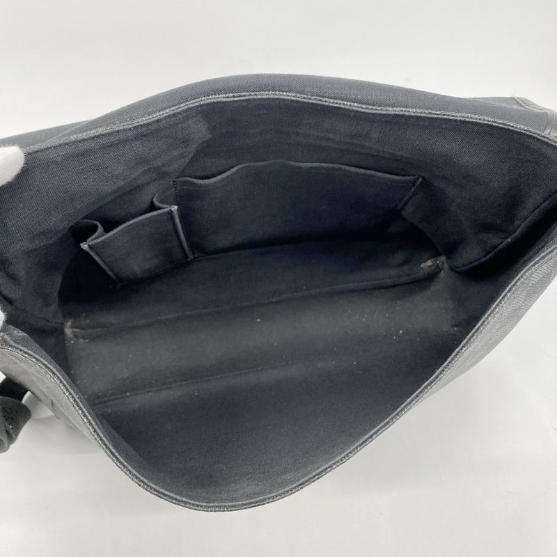 Louis Vuitton Shoulder Bag Damier Graphite Renzo N51213 Black Gray Men's