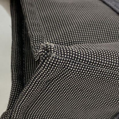 Hermes Tote Bag Yale Line PM Canvas Gray Silver Hardware Women