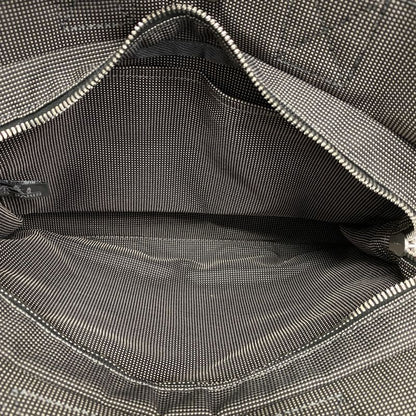 Hermes Tote Bag Yale Line PM Canvas Gray Silver Hardware Women