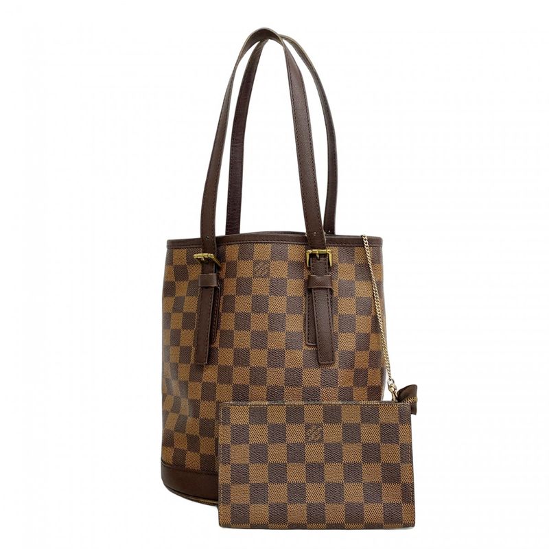 Louis Vuitton Damier Marais Tote Bag N42240 Ebene Womens