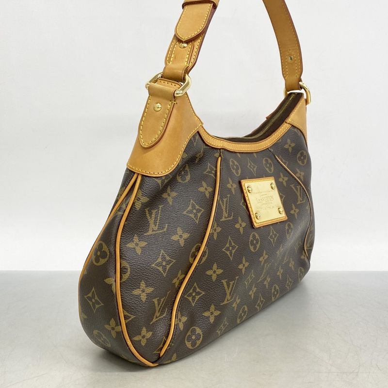 Louis Vuitton Shoulder Bag Monogram Thames GM M56383 Brown Ladies