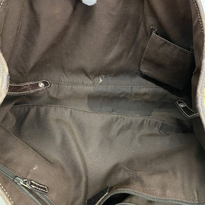 Gucci Tote Bag GG Canvas Princy 163805 Canvas Brown Chien Pan Gold Hardware