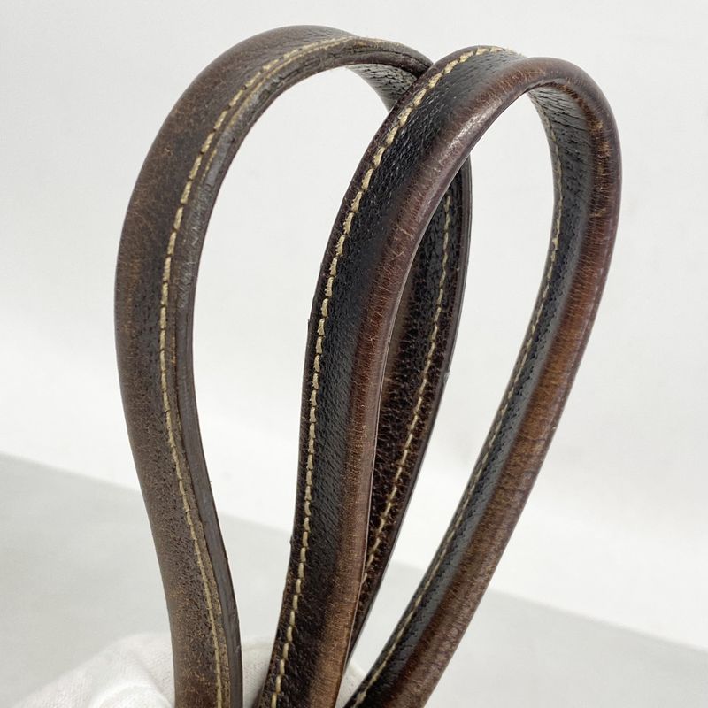 Gucci Tote Bag GG Canvas Princy 163805 Canvas Brown Chien Pan Gold Hardware