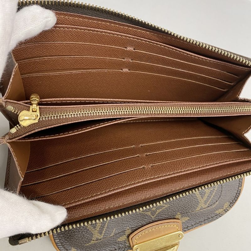 Louis Vuitton Long Wallet Monogram Portefeuille Astrid M61781 Brown Ladies