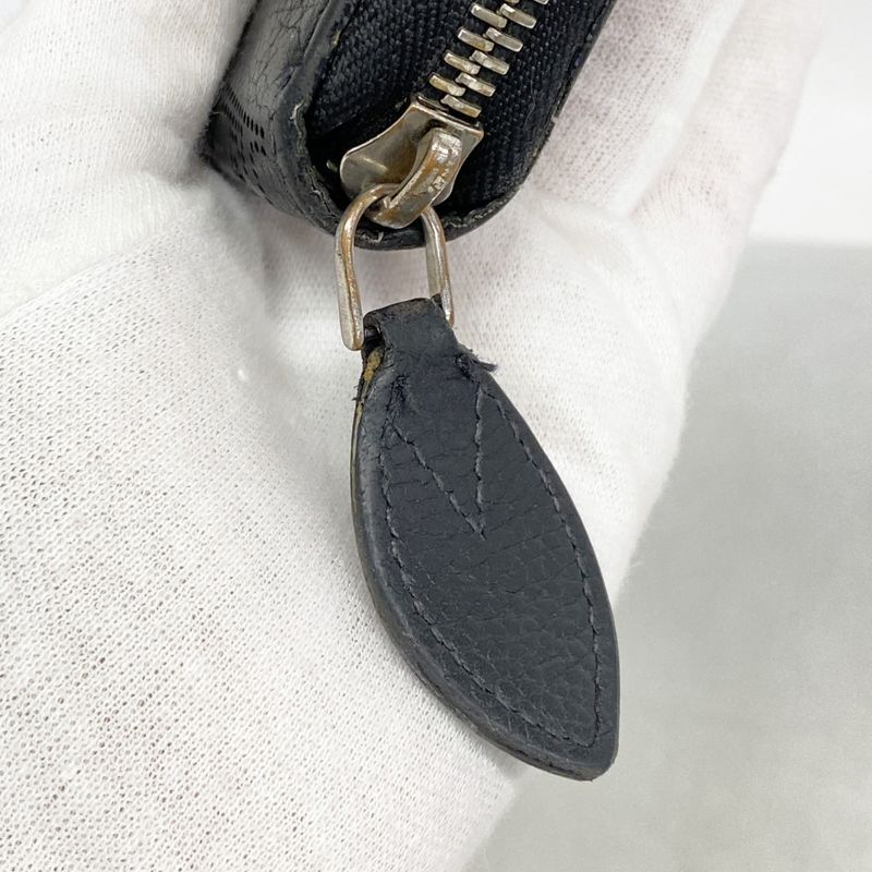 Louis Vuitton Mahina Zippy Wallet M61867 Noir Black Women